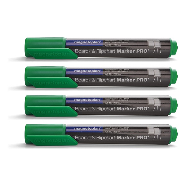 Magnetoplan White Board Marker Green (Pkt/4pc)