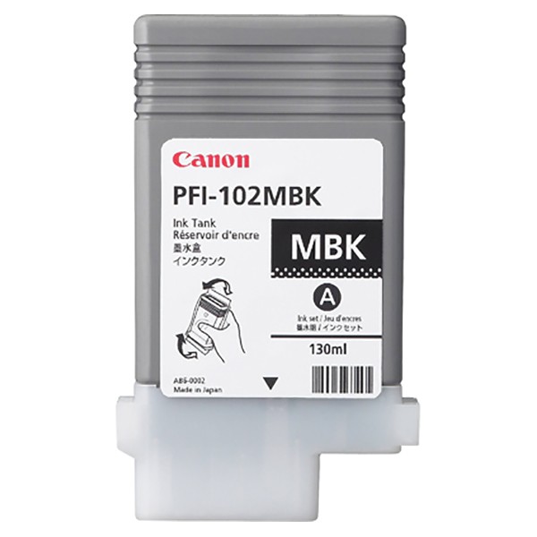 Canon PFI-102MBK Ink Tank - Matte Black