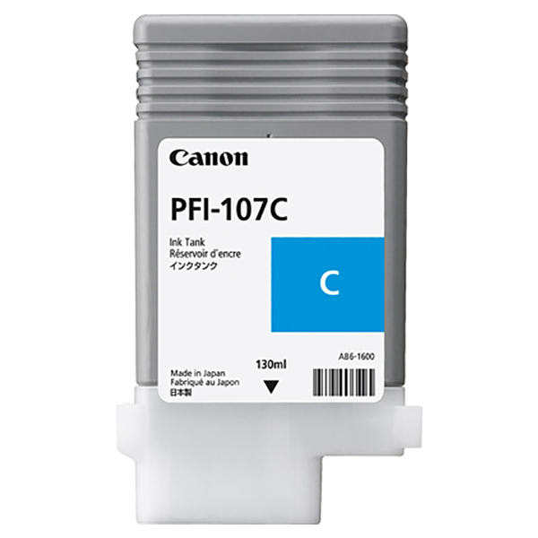 Canon PFI-107C Ink Cartridge - Cyan