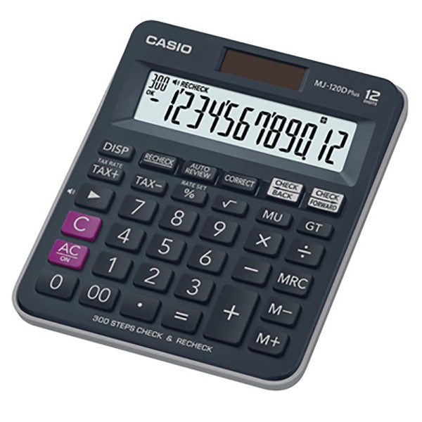Casio MJ 120D Plus Calculator - Black