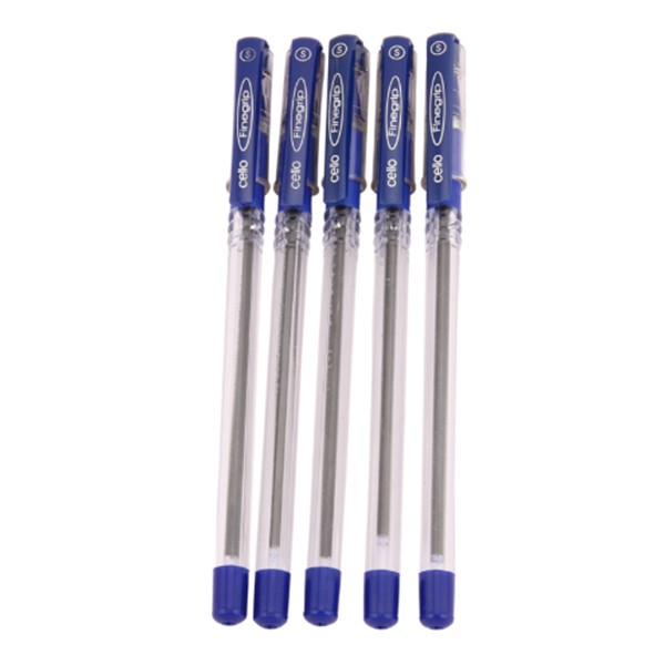 Cello Finegrip Blue Ball Pen (Pack of 12) Blue Ball Pen for