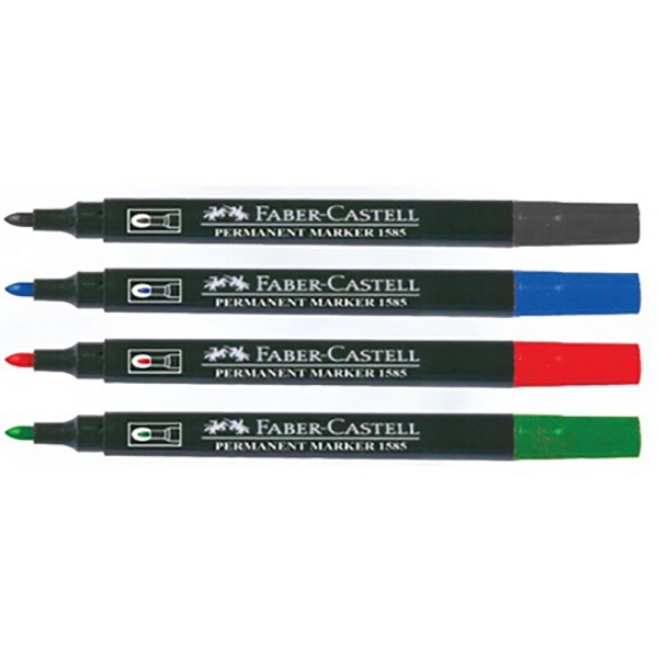 Faber Castell Permanent Marker Bullet - Black (pc)