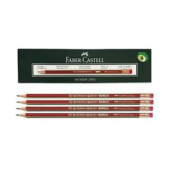 Faber Castell FCI2001HB Dessin Black Lead Pencil (pkt/12pc)