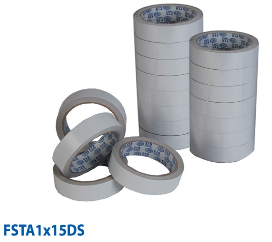 FIS Double-Sided Tape 1in x 15yds - FSTA1X15DS (pc)