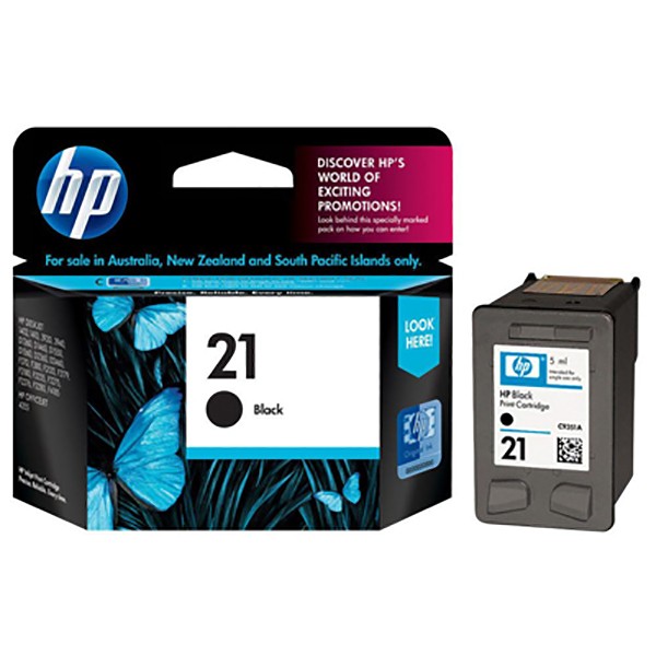 HP 21 Ink Cartridge (C9351AE) - Black
