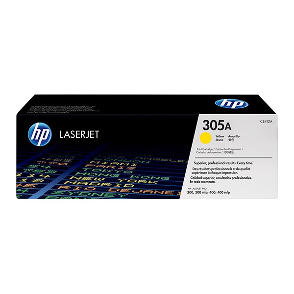 HP 305A Laserjet Toner Cartridge (CE412A) - Yellow