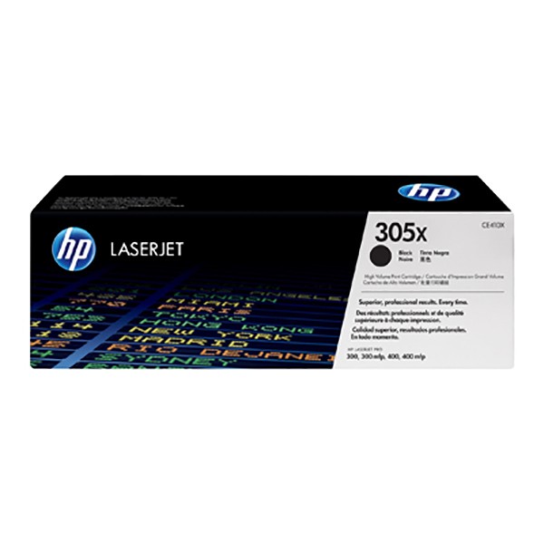 HP 305X High Yield Original Laserjet Toner Cartridge (CE410X) - Black
