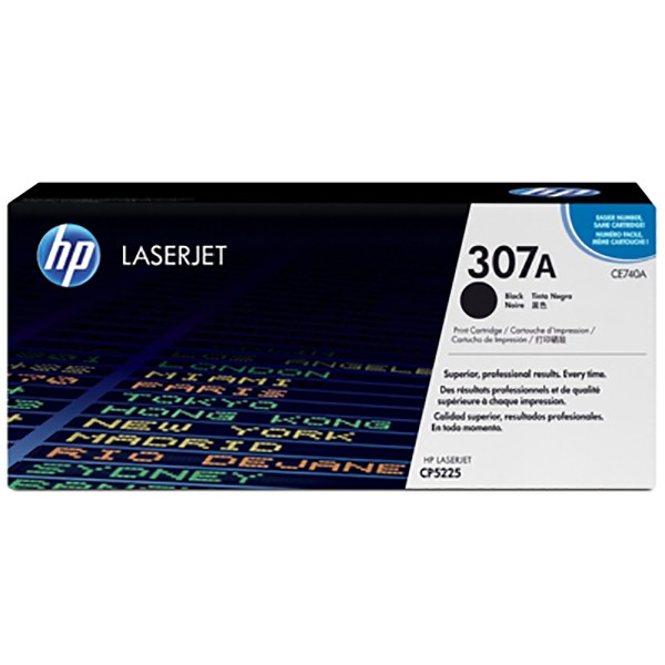 HP 307A Original Laserjet Toner Cartridge (CE740A) - Black