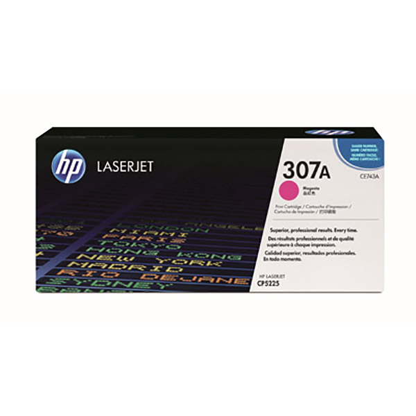 HP 307A Original Laserjet Toner Cartridge (CE743A) - Magenta