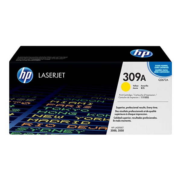 HP 309A Toner Cartridge (Q2672A) - Yellow