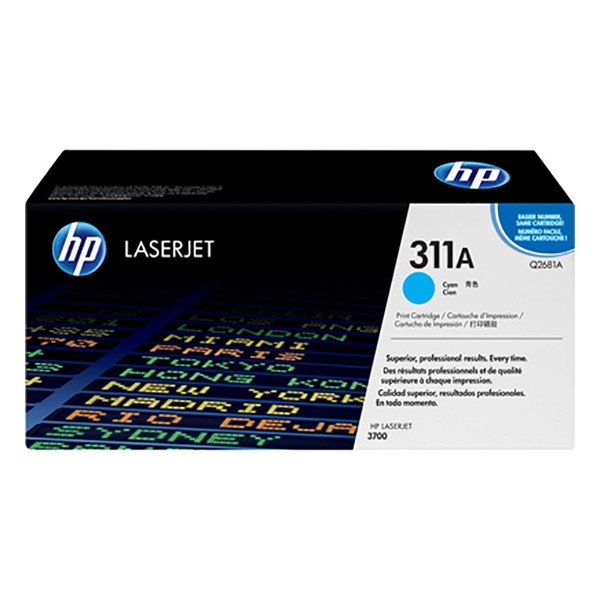 HP 311A Laserjet Toner Cartridge (Q2681A) - Cyan