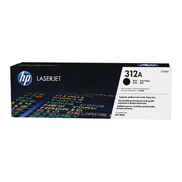 HP 312A (CF380A) Original Toner Cartridge - Black