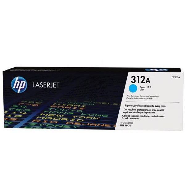 HP 312A (CF381A) Original Toner Cartridge - Cyan