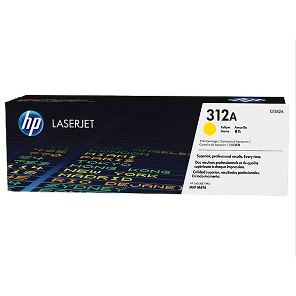 HP 312A (CF382A) Original  Toner Cartridge - Yellow