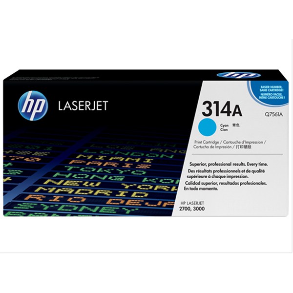 HP 314A Print Cartridge (Q7561A) - Cyan