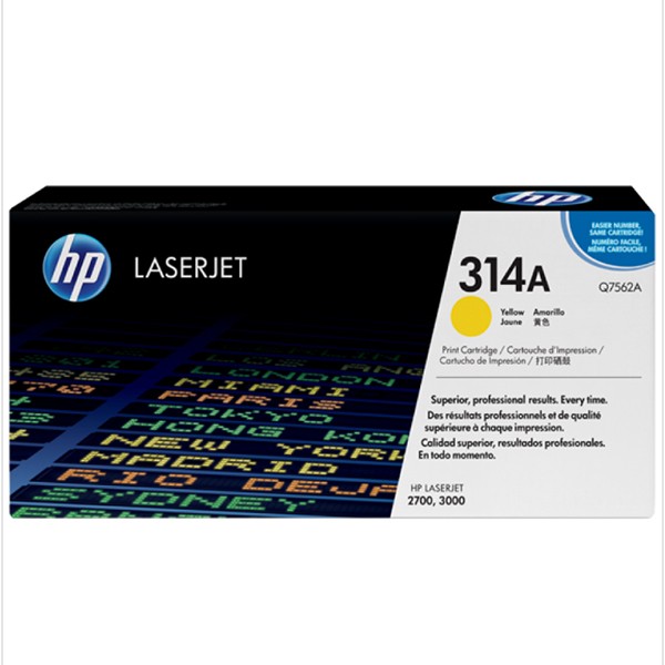 HP 314A Print Cartridge (Q7562A) - Yellow