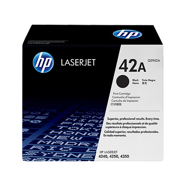 HP 42A Laserjet Toner Cartridge (Q5942A) - Black