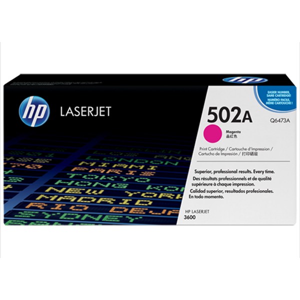 HP 502A  Original Laserjet Toner Cartridge (Q6473A) - Magenta