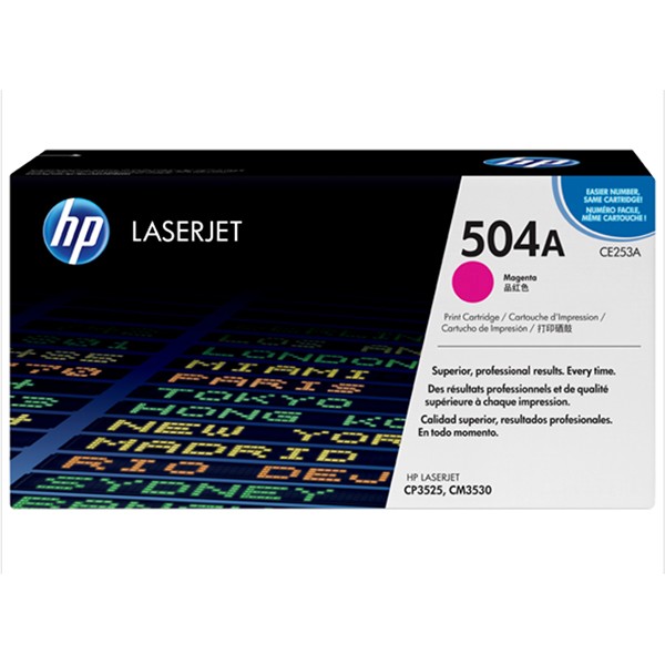 HP 504A Toner Cartridge (CE253A) - Magenta