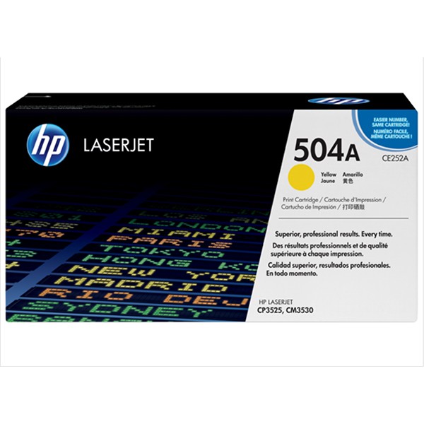 HP 504A Toner Cartridge (CE252A) - Yellow