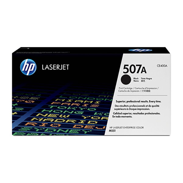 HP 507A Toner Cartridge (CE400A) - Black