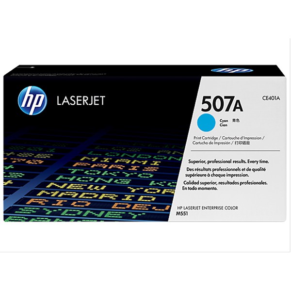 HP 507A Toner Cartridge (CE401A) - Cyan