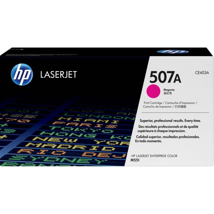 HP 507A Toner Cartridge (CE403A) - Magenta