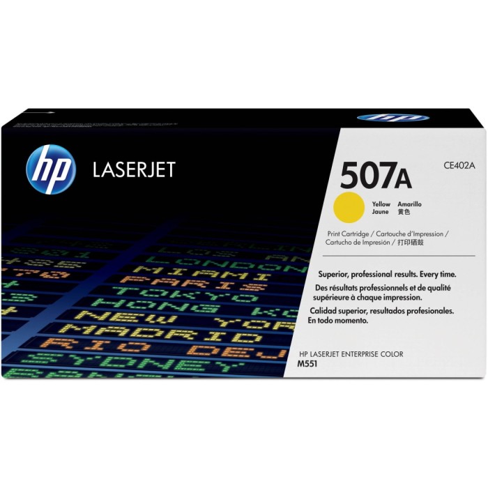 HP 507A Toner Cartridge (CE402A) - Yellow