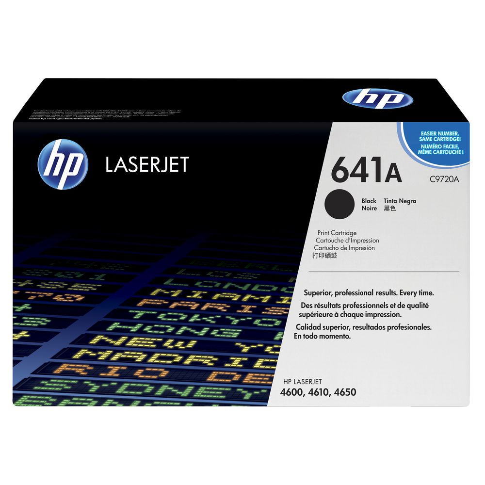 HP 641A Original Toner Cartridge (C9720A) - Black