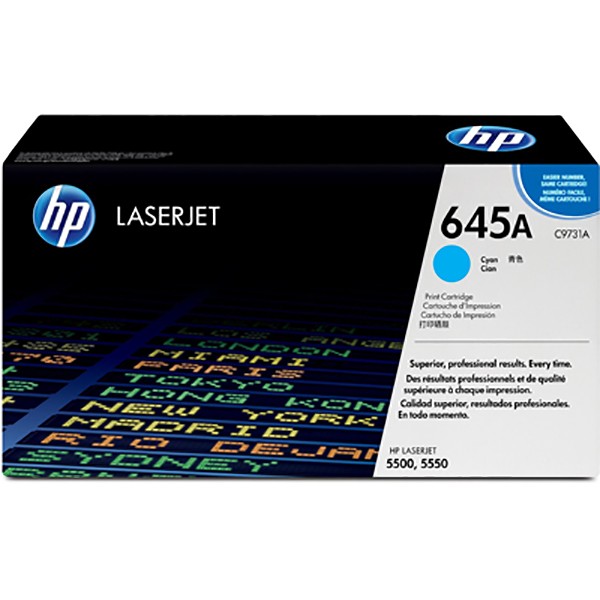 HP 645A Laserjet Toner Cartridge (C9731A) - Cyan