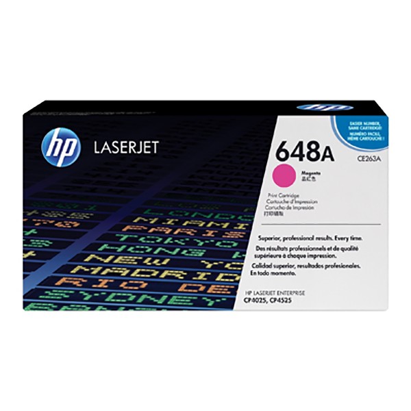 HP 648A Toner Cartridge (CE263A) - Magenta