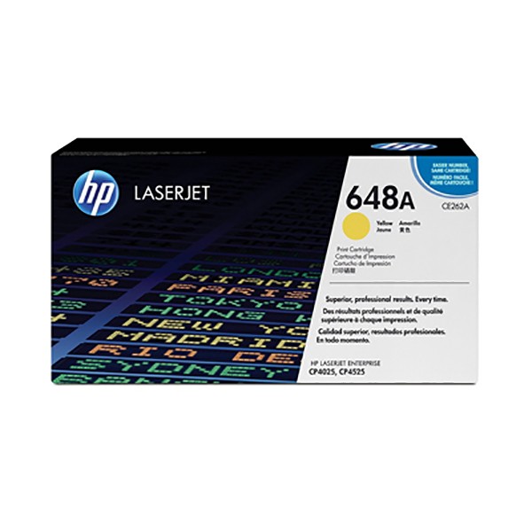 HP 648A Toner Cartridge (CE262A) - Yellow