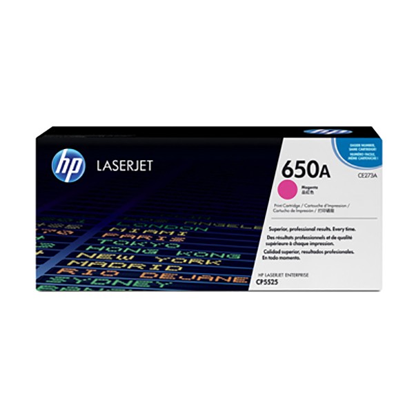 HP 650A Toner Cartridge (CE273A) - Magenta