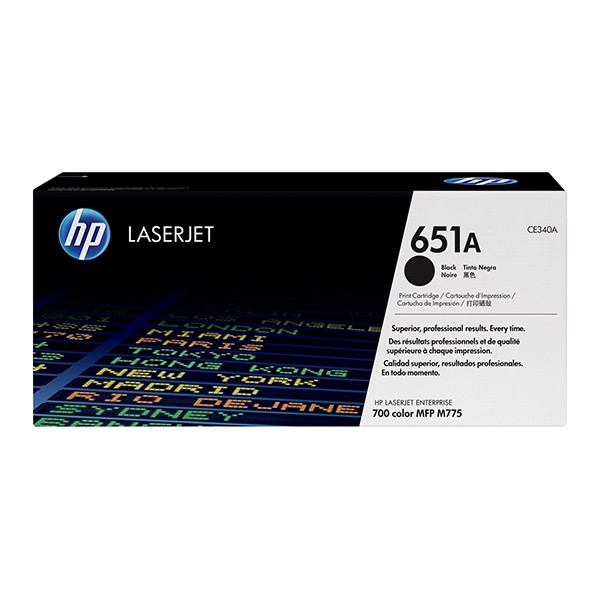 HP 651A (CE340A) Original Laserjet Toner Cartridge - Black