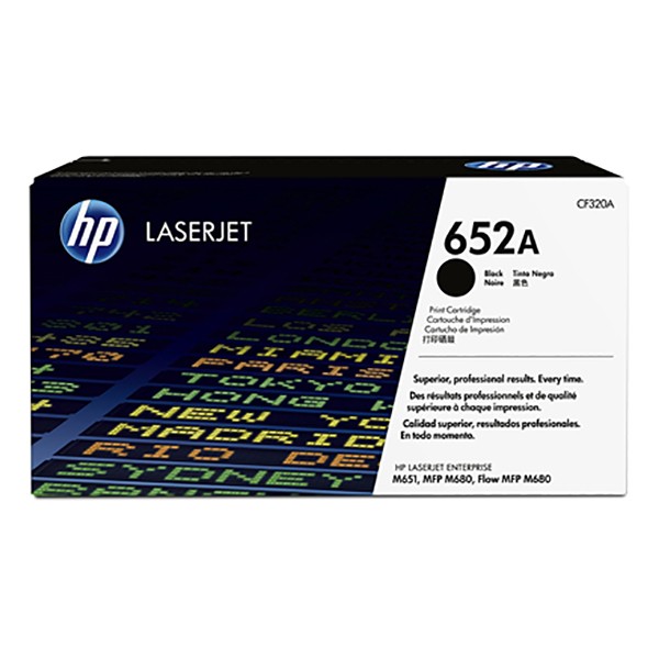 HP 652A Laserjet Toner Cartridge (CF320A) - Black