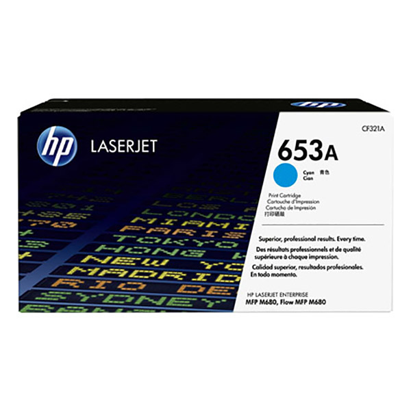 HP 653A Laserjet Toner Cartridge (CF321A) - Cyan