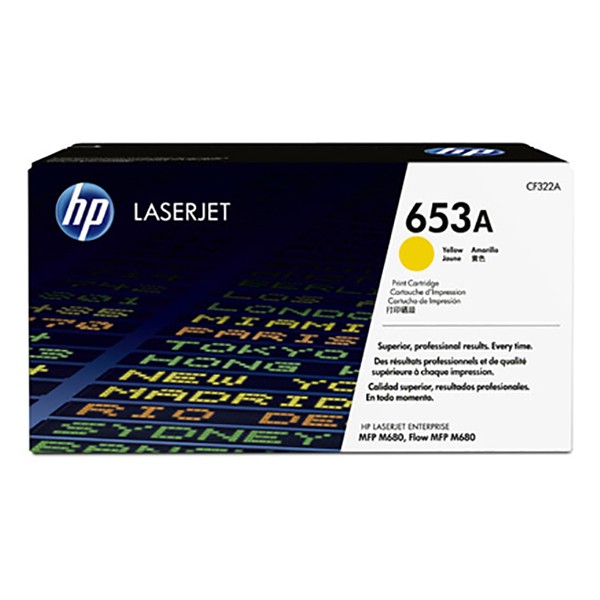 HP 653A Laserjet Toner Cartridge (CF322A) - Yellow