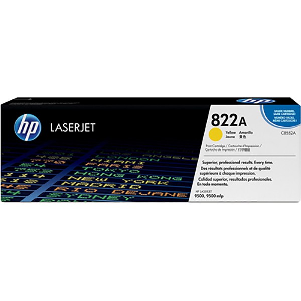 HP 822A Toner Cartridge (C8552A) - Yellow