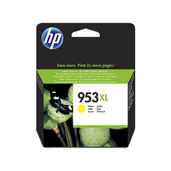 HP 953XL Ink Cartridge (F6U18AE) - Yellow