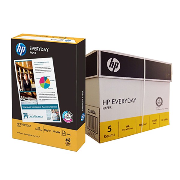 HP Everyday Photocopy Paper 80gsm - A4 (box/5rm)