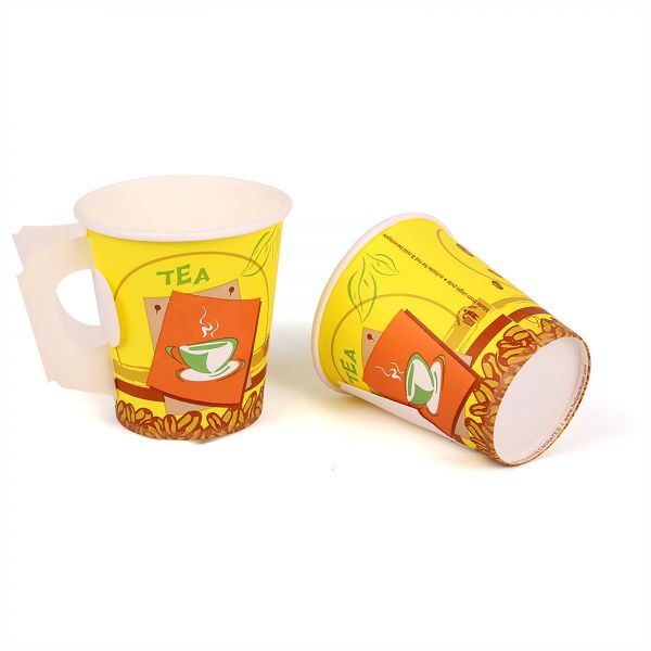 Buy Hotpack Disposable Paper Cup with Handle 7 Oz (210ml) - (pkt/50pcs ...
