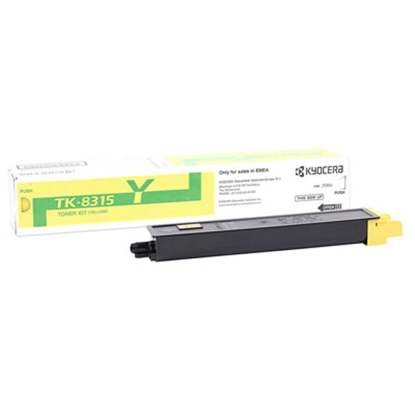 Kyocera TK8315 Toner Cartridge - Yellow