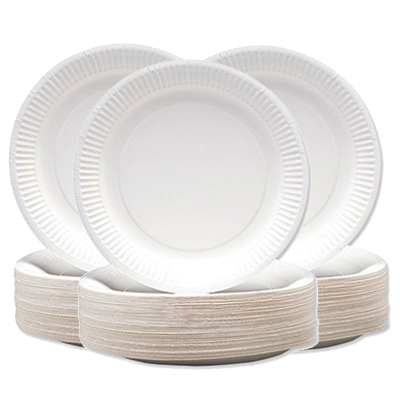 Hotpack Paper Plate - 9in (box/12pkt)