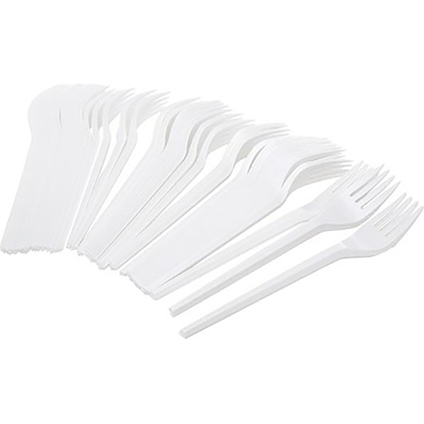 Hotpack Plastic Fork - White (box/40pkt)