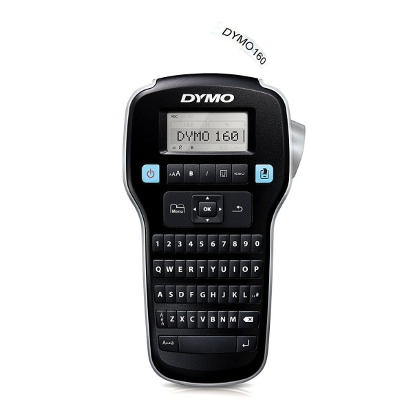 Dymo S0946320 LabelManager 160 Label Maker with Qwerty Keyboard (D1 Tape)