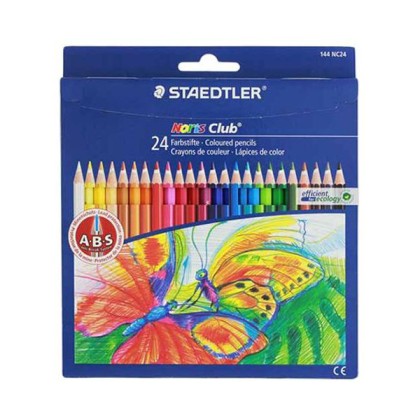 Staedtler 144 Noris Club 24-Colouring Pencils - Assorted (box/24pcs)