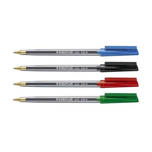 Staedtler Stick Pen 430 Blue, Staedtler Pencils