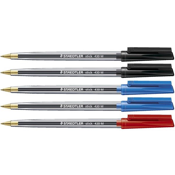 STAEDTLER Medium Stick 430 Black 10 Pack | Bann Stationery - View #7