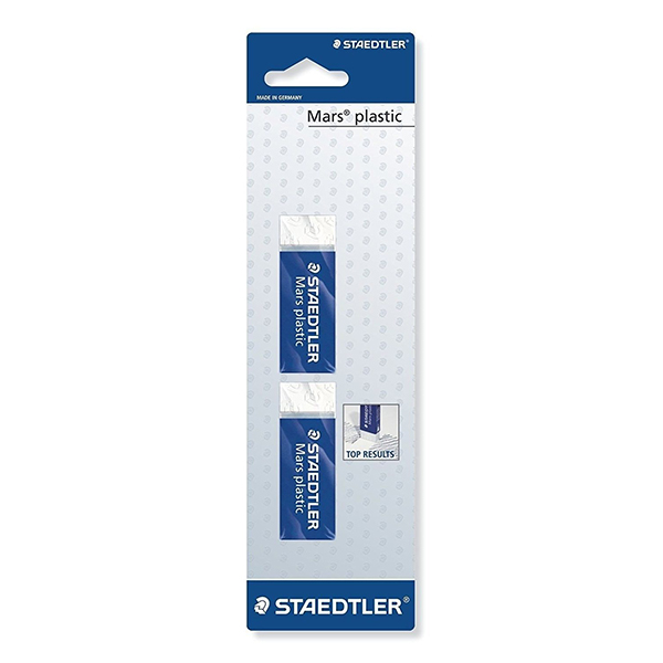 Staedtler Mars Plastic 526 50 Eraser Blister (pkt/2pcs)