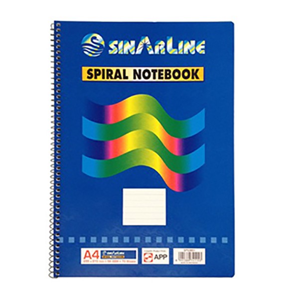 Sinarline Side Spiral Shorthand Pad - A4 (pc)